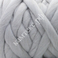 Пряжа для вязания КАМТ 'Супер толстая' (шерсть п/т 100%) 1х500гр/40м цв.106 жемчужный