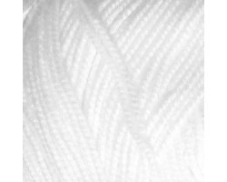Пряжа для вязания ПЕХ 'Бисерная ' (100%акрил) 5х100гр/450м цв.001 белый