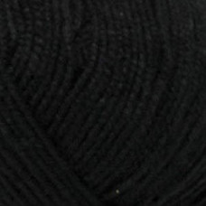 Пряжа для вязания ПЕХ 'Бисерная ' (100%акрил) 5х100гр/450м цв.002 черный