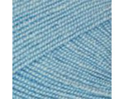 Пряжа для вязания ПЕХ 'Бисерная ' (100%акрил) 5х100гр/450м цв.005 голубой