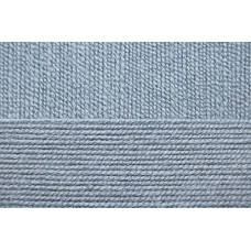 Пряжа для вязания ПЕХ 'Блестящее лето' (95% Мерсеризованный хлопок 5% Метанит) 5х100гр/380м цв.039 серо-голубой