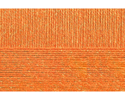 Пряжа для вязания ПЕХ 'Блестящее лето' (95% Мерсеризованный хлопок 5% Метанит) 5х100гр/380м цв.284 оранжевый