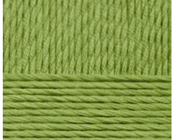 Пряжа для вязания ПЕХ 'Блестящее лето' (95% Мерсеризованный хлопок 5% Метанит) 5х100гр/380м цв.434 зеленый