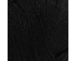Пряжа для вязания ПЕХ 'Бриллиантовая' (40%мериносовая шерсть+60% акрил) 5х100гр/380м цв.002 черный