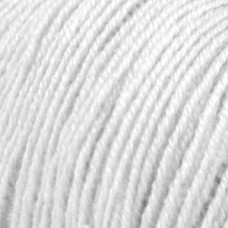 Пряжа для вязания ПЕХ 'Детская Нежность' (25%меринос.шерсть, 25%виск, 45%акрил) 10х50гр/235м цв.001
