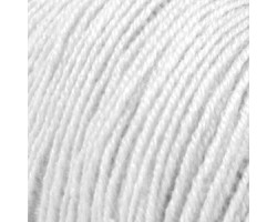Пряжа для вязания ПЕХ 'Детская Нежность' (25%меринос.шерсть, 25%виск, 45%акрил) 10х50гр/235м цв.001