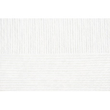 Пряжа для вязания ПЕХ 'Детская объёмная' (100%микрофибра) 5х50гр/200м цв.001 белый