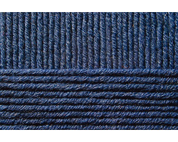Пряжа для вязания ПЕХ 'Домашняя' (50% шерсть 50% акрил) 10х100гр/200м цв.893 т.джинса