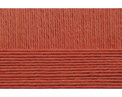 Пряжа для вязания ПЕХ 'Элегантная' (100%мериносовая шерсть) 10х100гр/250 м цв.344 Красная глина
