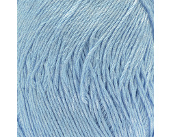 Пряжа для вязания ПЕХ 'Жемчужная' (50%хлопок+50%вискоза) 5х100гр/425м цв.005 голубой