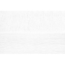 Пряжа для вязания ПЕХ 'Хлопок Натуральный' летний ассорт (100%хлопок) 5х100гр/425 цв.001 белый