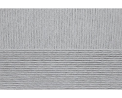 Пряжа для вязания ПЕХ 'Хлопок Натуральный' летний ассорт (100%хлопок) 5х100гр/425 цв.008 св.серый