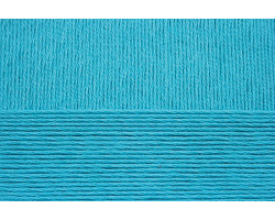 Пряжа для вязания ПЕХ 'Хлопок Натуральный' летний ассорт (100%хлопок) 5х100гр/425 цв.223 св.бирюза