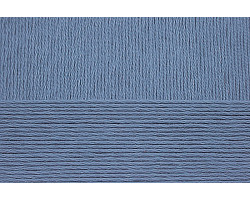Пряжа для вязания ПЕХ 'Хлопок Натуральный' летний ассорт (100%хлопок) 5х100гр/425 цв.255 джинсовый