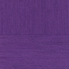Пряжа для вязания ПЕХ 'Хлопок Натуральный' летний ассорт (100%хлопок) 5х100гр/425 цв.698 т.фиолетовый