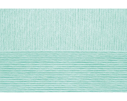Пряжа для вязания ПЕХ 'Летняя' (100% Мерсеризованный хлопок ) 5х100гр/330м цв.411 Мята