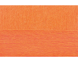 Пряжа для вязания ПЕХ 'Летняя' (100% Мерсеризованный хлопок ) 5х100гр/330м цв.485 желтооранжевый
