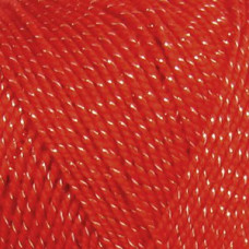 Пряжа для вязания ПЕХ 'Мерцающая' (96%акрил+04%метанит) 5х100гр/430м цв.006 красный