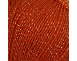Пряжа для вязания ПЕХ 'Мерцающая' (96%акрил+04%метанит) 5х100гр/430м цв.030 св.теракот