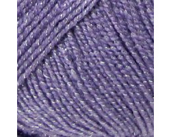 Пряжа для вязания ПЕХ 'Мерцающая' (96%акрил+04%метанит) 5х100гр/430м цв.178 св. сиреневый