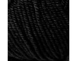 Пряжа для вязания ПЕХ 'Народная' (30%шерсть+70%акрил ) 5х100гр/220м цв.002 черный