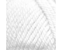 Пряжа для вязания ПЕХ 'Популярная' (50%шер+50%об.акр) 10х100гр/133м цв.001 отбелка