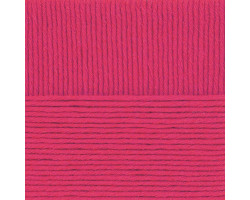 Пряжа для вязания ПЕХ 'Популярная' (50%шер+50%об.акр) 10х100гр/133м цв.011 яр.розовый