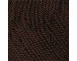 Пряжа для вязания ПЕХ 'Популярная' (50%шер+50%об.акр) 10х100гр/133м цв.017 шоколад