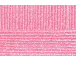 Пряжа для вязания ПЕХ 'Самобытная' (50%шерсть+50%акрил) 10х100гр/200м цв.011 яр.розовый
