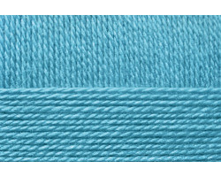 Пряжа для вязания ПЕХ 'Самобытная' (50%шерсть+50%акрил) 10х100гр/200м цв.223 св.бирюза