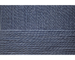 Пряжа для вязания ПЕХ 'Самобытная' (50%шерсть+50%акрил) 10х100гр/200м цв.256 св.джинса