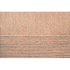 Пряжа для вязания ПЕХ 'Самобытная' (50%шерсть+50%акрил) 10х100гр/200м цв.270 мокрый песок