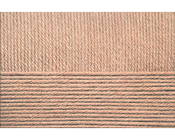 Пряжа для вязания ПЕХ 'Самобытная' (50%шерсть+50%акрил) 10х100гр/200м цв.270 мокрый песок
