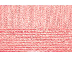Пряжа для вязания ПЕХ 'Самобытная' (50%шерсть+50%акрил) 10х100гр/200м цв.351 св.коралл