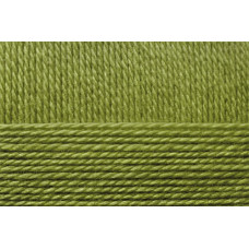 Пряжа для вязания ПЕХ Шерсть 'Деревенская' 10х100гр/250м цв.252 зеленый горошек