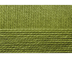 Пряжа для вязания ПЕХ Шерсть 'Деревенская' 10х100гр/250м цв.252 зеленый горошек