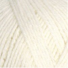 Пряжа для вязания ПЕХ 'Шерсть с акрилом' (50%шер+50%акр) 10х100гр/300м цв.001 белый