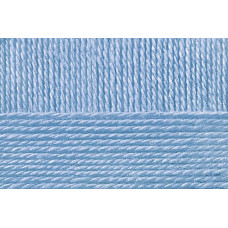 Пряжа для вязания ПЕХ 'Шерсть с акрилом' (50%шер+50%акр) 10х100гр/300м цв.520 голубая пролеска