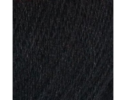 Пряжа для вязания ПЕХ Шерсть 'Тепло и уютно' (100%шер) 5х100гр/390м цв.002 черный