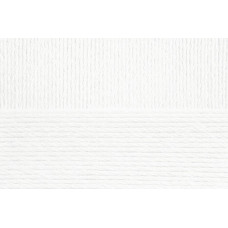 Пряжа для вязания ПЕХ 'Стрейчевая' (95%вискоза5%лайкра) 10х50гр/200м цв.001 белый