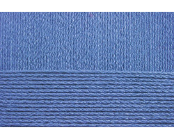 Пряжа для вязания ПЕХ 'Стрейчевая' (95%вискоза5%лайкра) 10х50гр/200м цв.026 василек