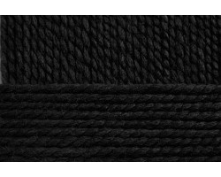 Пряжа для вязания ПЕХ 'Тёплая' (95%шер+5%акр) 10х100гр/150м цв.002 черный