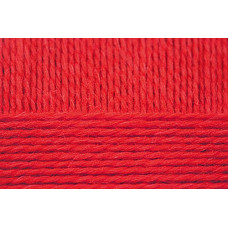 Пряжа для вязания ПЕХ 'Тёплая' (95%шер+5%акр) 10х100гр/150м цв.006 красный