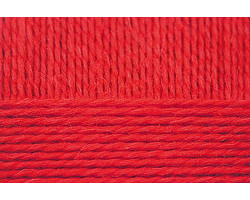 Пряжа для вязания ПЕХ 'Тёплая' (95%шер+5%акр) 10х100гр/150м цв.006 красный