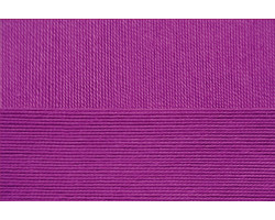Пряжа для вязания ПЕХ 'Успешная' (100%хлопок мерсеризованный) 10х50гр/220м цв.087 т.лиловый