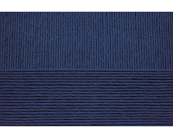 Пряжа для вязания ПЕХ 'Виртуозная' (100% мерсеризованный хлопок) 5х100гр/333м цв.004 т.синий