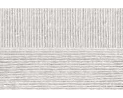 Пряжа для вязания ПЕХ 'Виртуозная' (100% мерсеризованный хлопок) 5х100гр/333м цв.008 св.серый