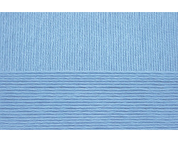 Пряжа для вязания ПЕХ 'Виртуозная' (100% мерсеризованный хлопок) 5х100гр/333м цв.015 т.голубой