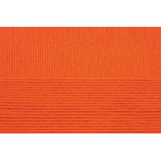 Пряжа для вязания ПЕХ 'Виртуозная' (100% мерсеризованный хлопок) 5х100гр/333м цв.284 оранжевый