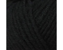Пряжа для вязания ПЕХ 'Зимняя премьера' (50%мериносовая шерсть+50%акрил) 10х100гр/150м цв.002 черный